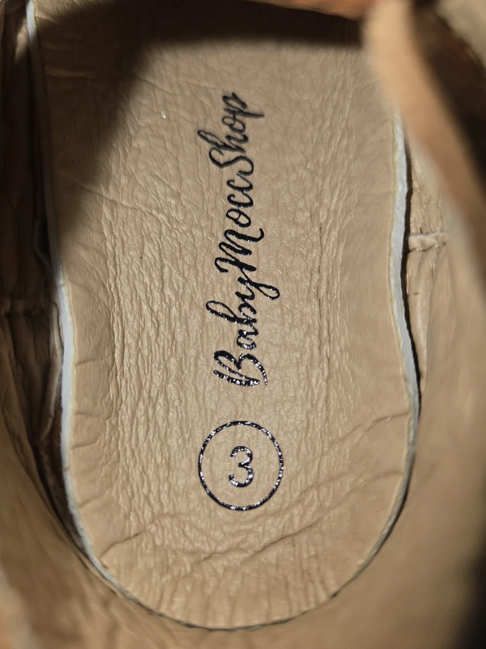 Baby T-Strap Walker Shoes in Tan Leather